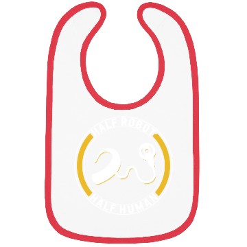 Discover Hearing Loss Awareness Bibs, Half Human Half