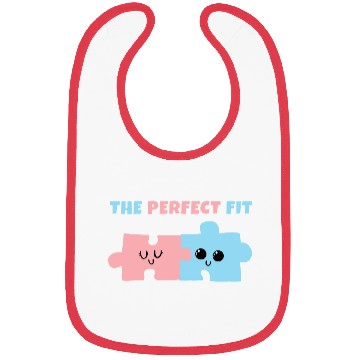 Discover The Perfect Fit Valentine yellow Bibs