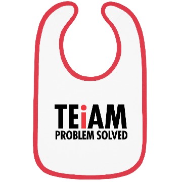 Discover Team Problem Solved green Bibs