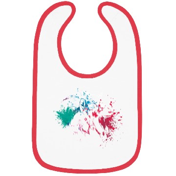 Discover Colerfull Splash Art Farm animals Goat head Bibs
