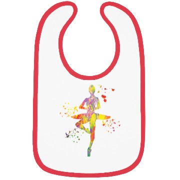 Discover Ballet Dancer Colorsplash Ballerina Bibs