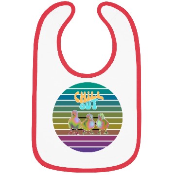 Discover Chill out with chickens Bibs