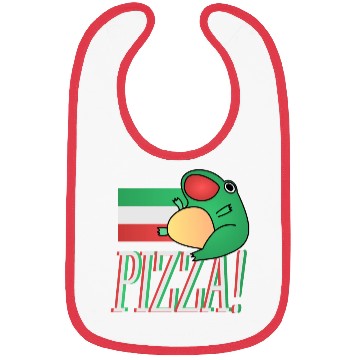 Discover pizza lover gift Bibs