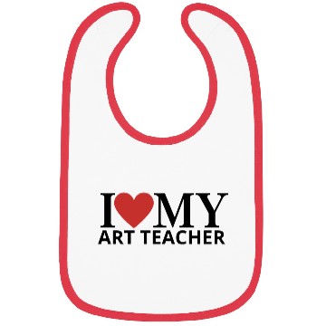 Discover I HEART MY ART TEACHER Bibs