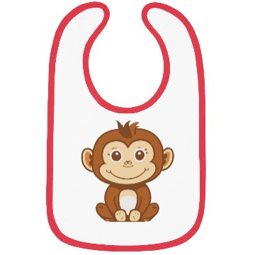 Discover Sweet baby Monkey Bibs