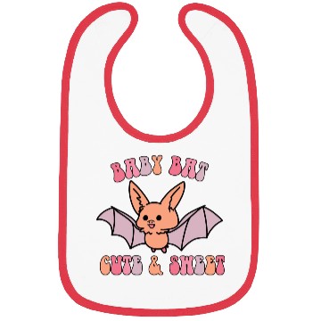 Discover baby bat cute and sweet Bibs