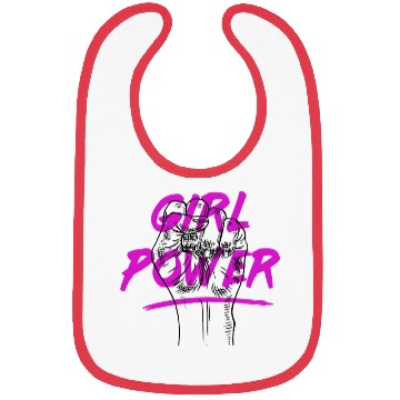 Discover Girl Power Bibs