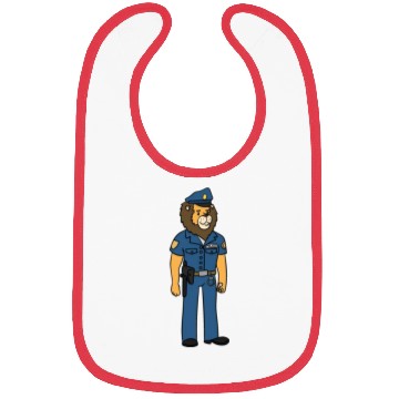 Discover lion policeman Bibs
