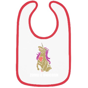 Discover Zombie Unicorn Funny Cowboy Gift Bibs