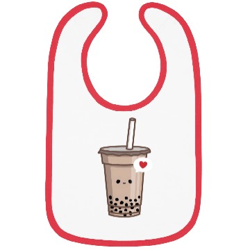 Discover Kawaii Bubble Tea Love Boba Tea Bibs