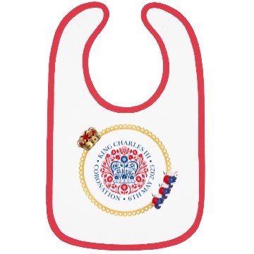 Discover King Charles Iii British Monarch Royal Coronation Bibs