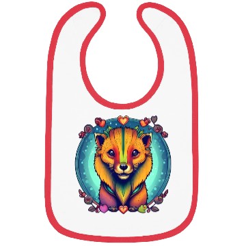 Discover Mongoose Design Watercolor Style Bibs