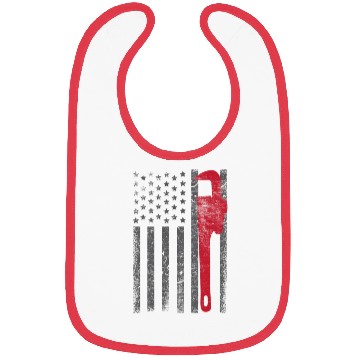 Discover American Flag Plumber Plumbing Worker Bibs