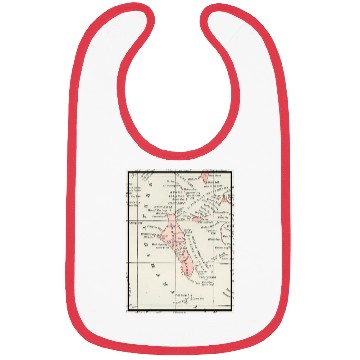 Discover Vintage Andros Island Bahamas Map Bibs