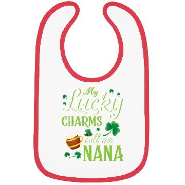 Discover Saint Patrick Beer Shamrocks My Lucky Charms Call Bibs