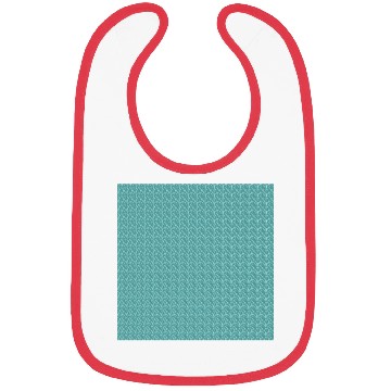 Discover Teal White Dots Pattern Bibs