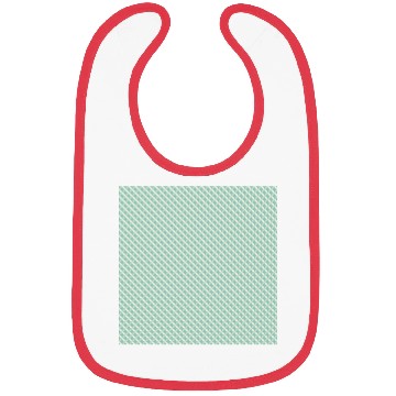 Discover Retro Teal Circles Pattern Bibs