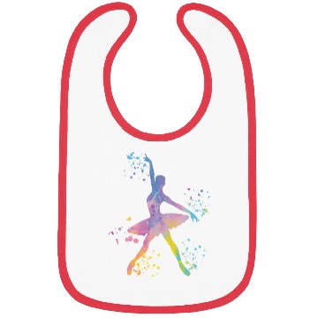 Discover Ballet Dancer Colorsplash Ballerina Bibs