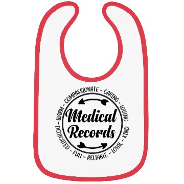 Discover Funny Medical Records World Health Day Bibs