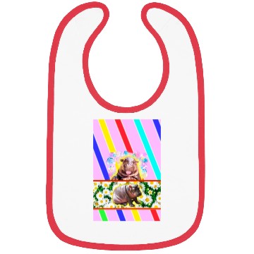 Discover WILD NATURE. HIPPO design collection Bibs