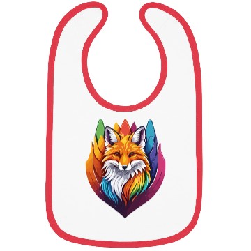 Discover Beautiful colorful Fox Bibs