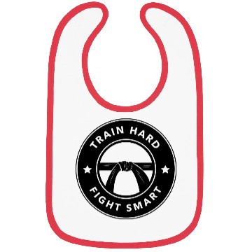 Discover Train hard fight smart Bibs