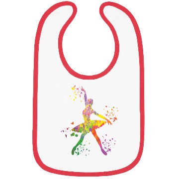 Discover Ballet Dancer Colorsplash Ballerina Bibs