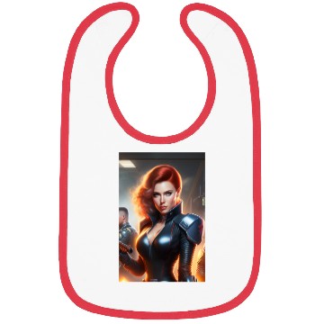 Discover Spy's Spectacle: Black Widow's Daring Confrontatio Bibs