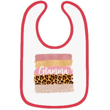 Discover Glamma Glam Ma Nana Leopard Bibs