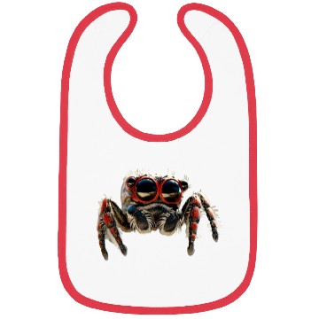 Discover Spider Regal Jumping Spider Tarantula Arachnophile Bibs