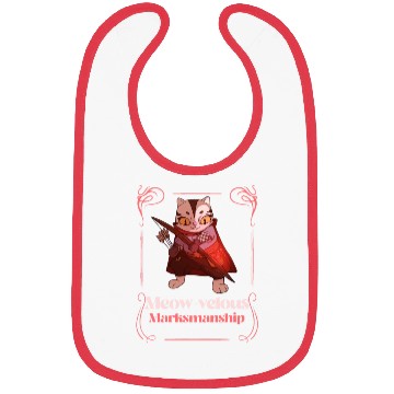 Discover Meow-velous marksmanship Cat Archer Bibs