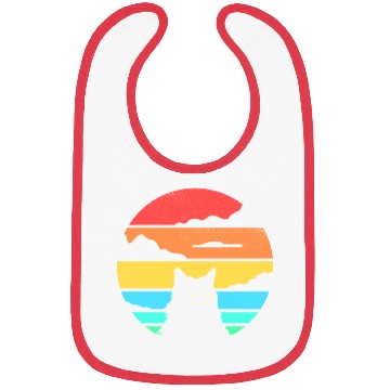 Discover Retro Cat Bibs