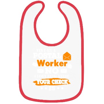 Discover Yes I m A Postal Worker Funny Postman Mail Bibs