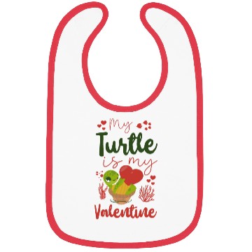 Discover Sea Turtle Tortoise Valentines Day Bibs
