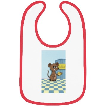 Discover Cheesy Heart Mouse Bibs