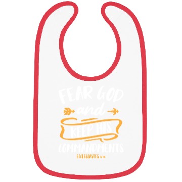 Discover Fear God and Keep His Commandment Bible Verse Bibs