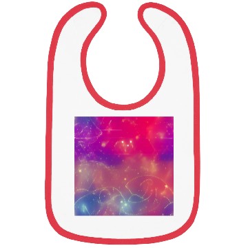 Discover galaxy nebula draw abstract Bibs