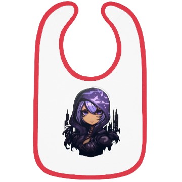 Discover Cartoon Assassin Camouflage Bibs