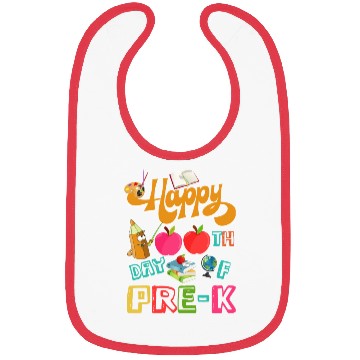 Discover 100 Days Of School Teacher Preschool Pre K Funny Bibs