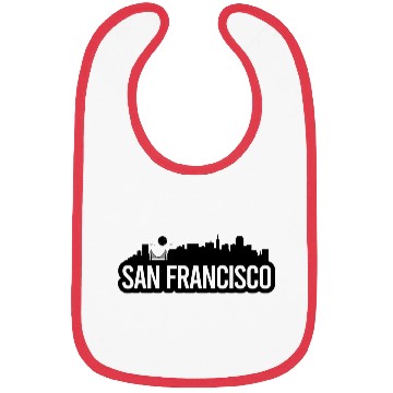 Discover San Francisco Skyline Bibs
