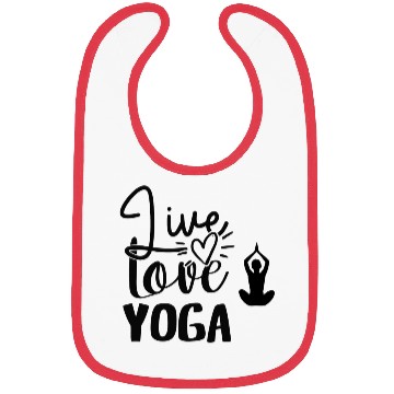 Discover Live Love Yoga Bibs