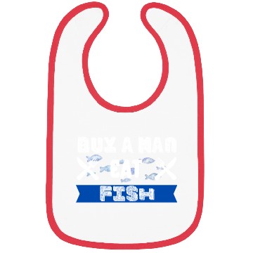Discover Buy a Man eat Fish Bibs