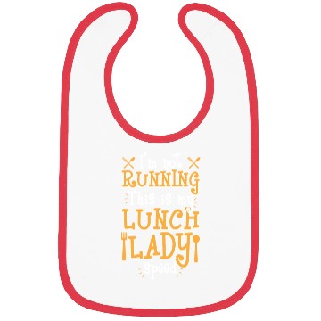 Discover I'm Not Running This is My Lunch Lady Speed Bibs