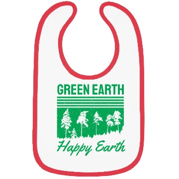 Discover Green Earth Happy Earth Bibs