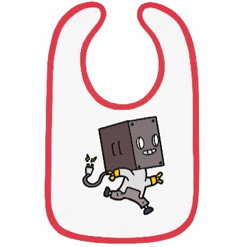 Discover Running Kid Robot Smiling Bibs