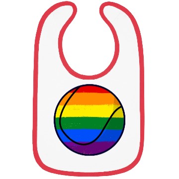 Discover Love Is Love Pride Rainbow Tennis Bibs