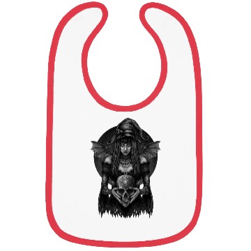 Discover witch and skull Bibs