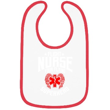 Discover Proud Flight Nurse Quote Bibs