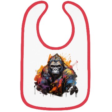 Discover Stoic Gorilla. Quiet Power, Graffiti Style. Bibs