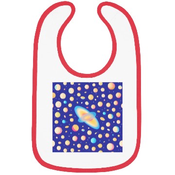 Discover Galaxy nebula art Bibs